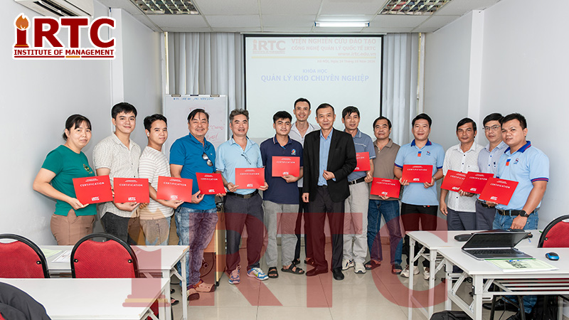 kết thúc khóa học quản lý kho chuyên nghiệp