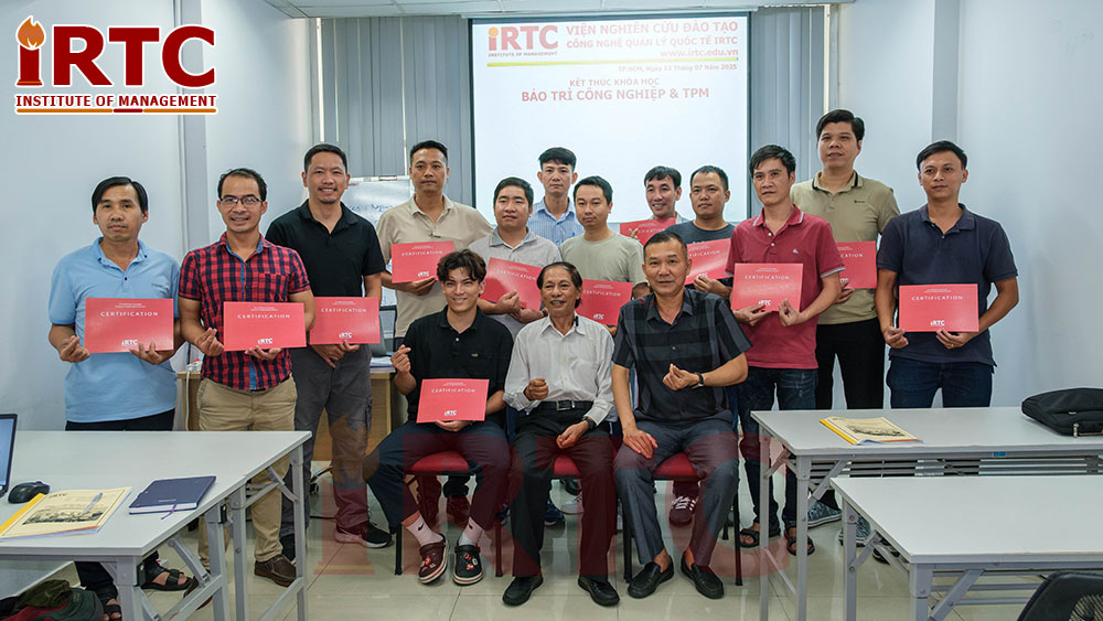 kết thúc khóa học Quản lý bảo trì & TPM