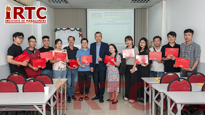 kết thúc khóa học quản lý kho Mr Vinh